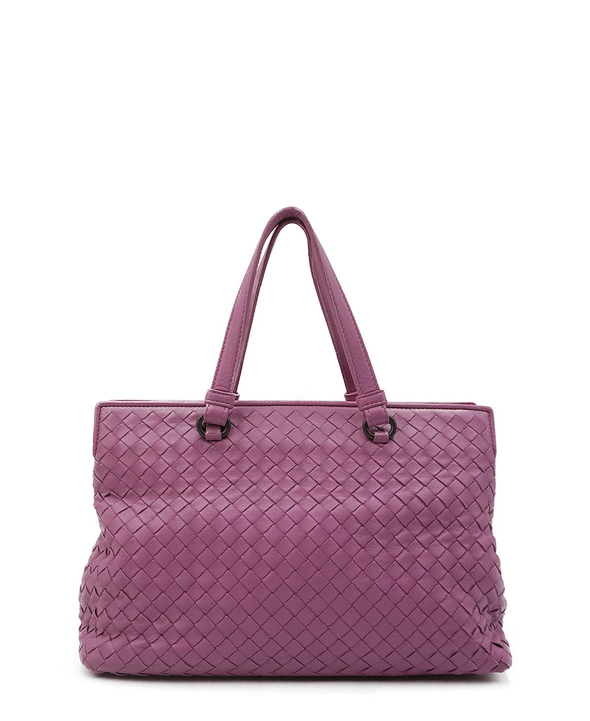 2-Pocket Convertible Tote Intrecciato Nappa Medium Purple