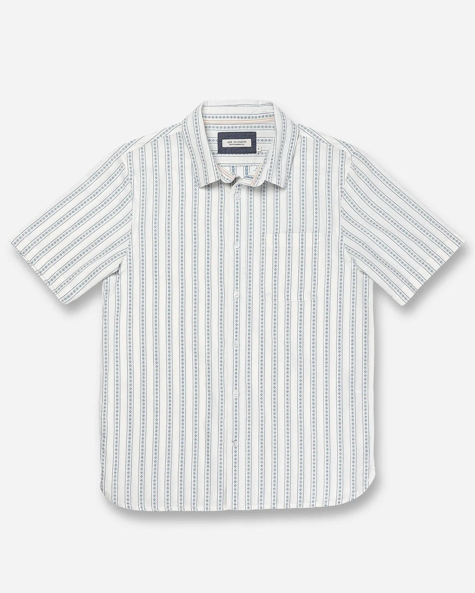 Ace Rivington Light Weight Tailored Shirt - Diamond Stripe