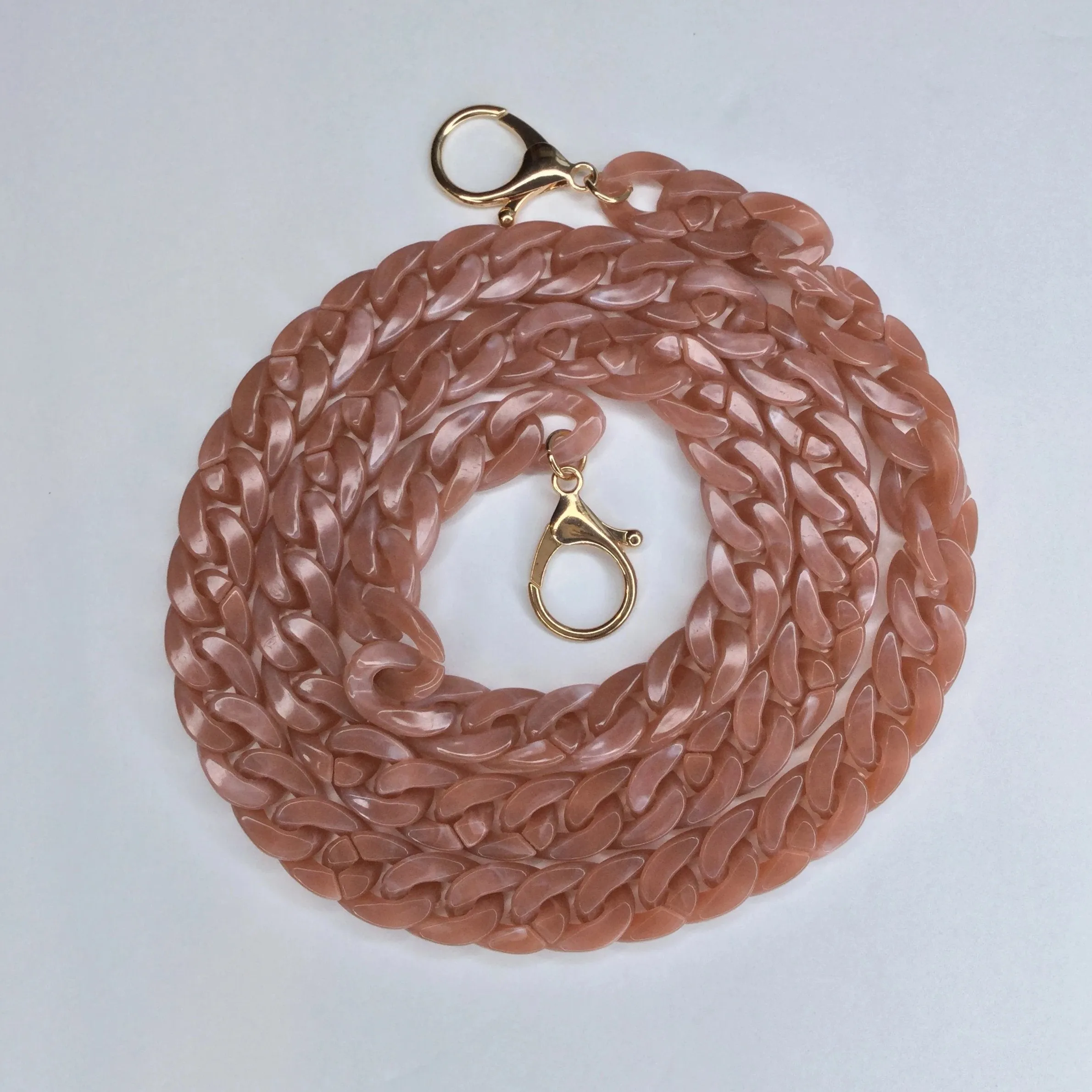 Aiden Convertible Acrylic Dusty Rose Strap