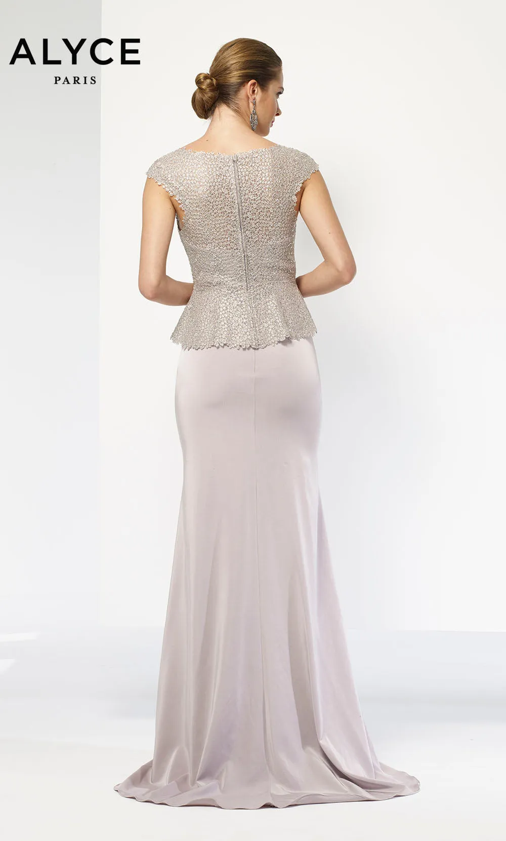 ALYCE Paris 27105 Special Occasion Scoop Chic Straight Dress