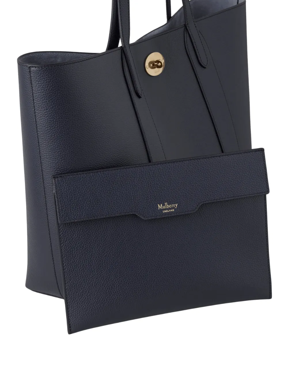 Bayswater Tote Night Sky & Poplin Blue Small Classic Grain with Contrast