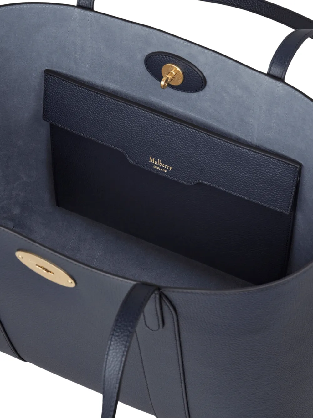 Bayswater Tote Night Sky & Poplin Blue Small Classic Grain with Contrast