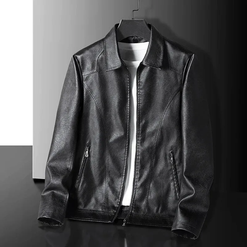 Classic Leather Biker Jacket