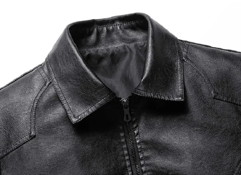 Classic Leather Biker Jacket