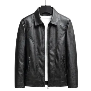 Classic Leather Biker Jacket