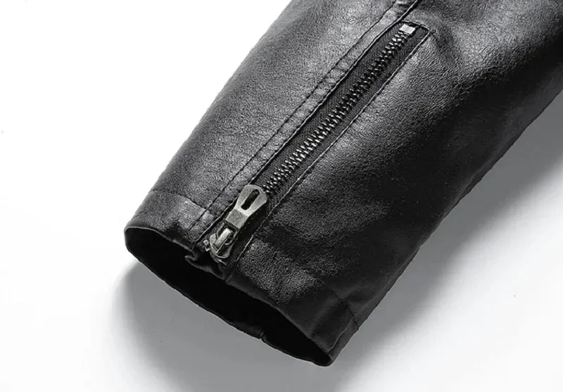 Classic Leather Biker Jacket