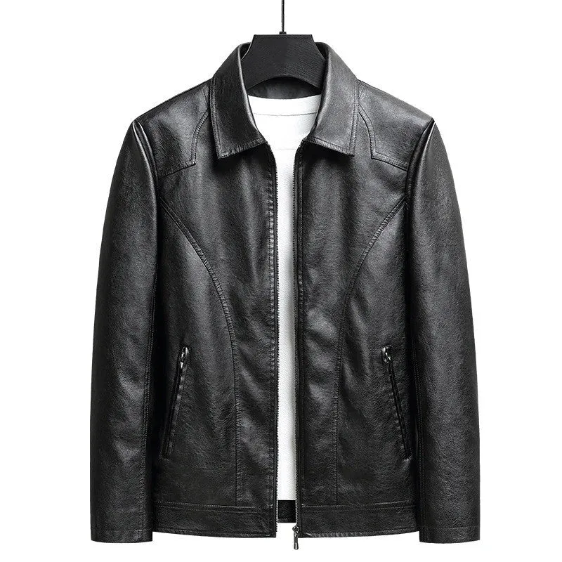 Classic Leather Biker Jacket