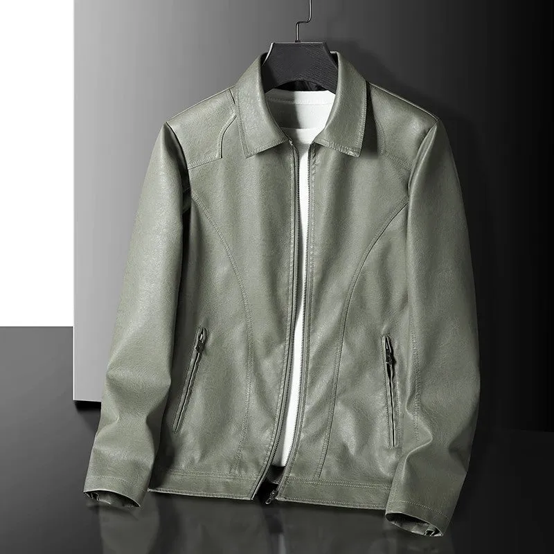 Classic Leather Biker Jacket