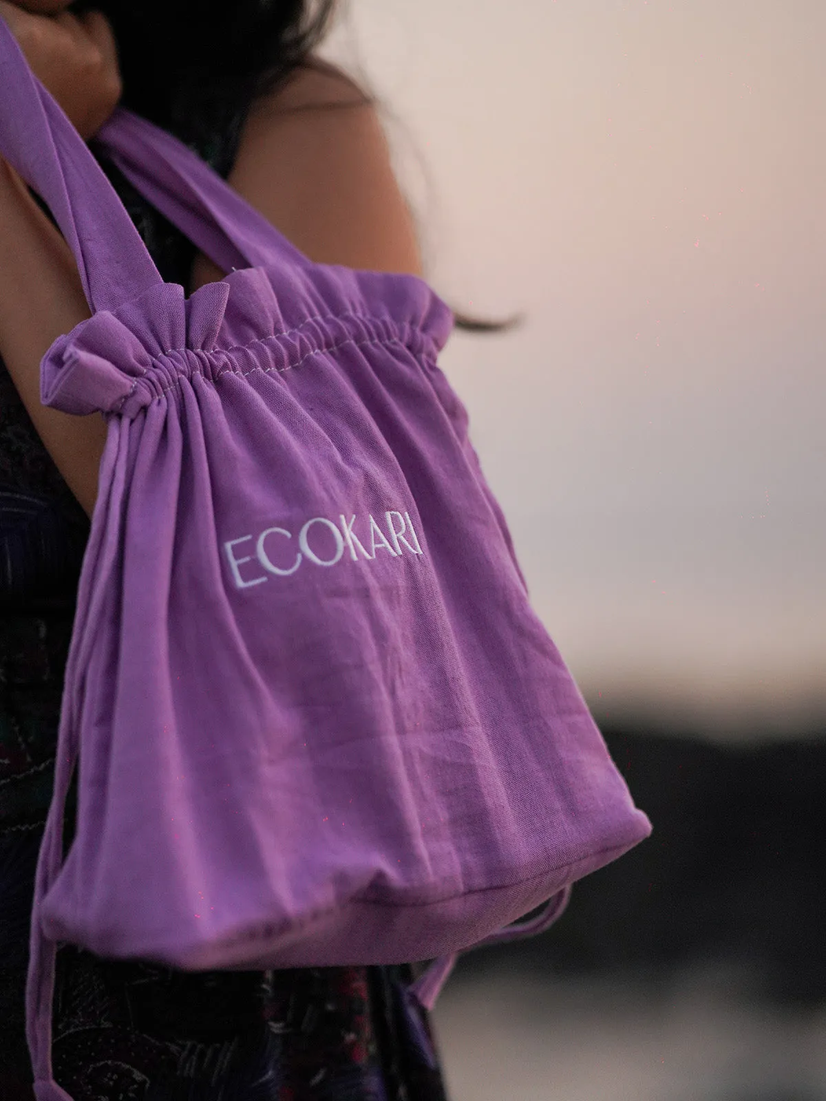 Festive Stapels Gift Bag Purple