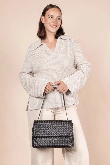KENZIE woven classic leather