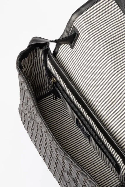 KENZIE woven classic leather
