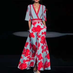 Lilah  Chic Long-Sleeve Gown