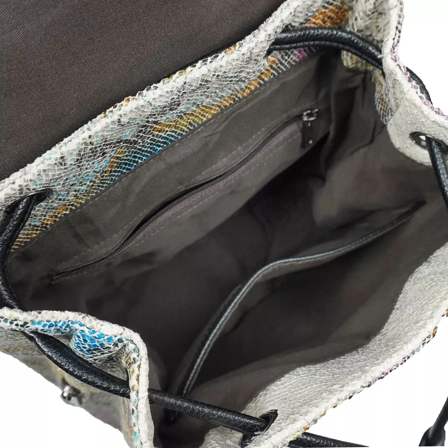 Mellow World Karai Snakeskin Embossed Mellow World Backpack