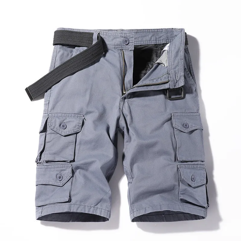 Men's Summer Simplicity Multi-pocket Casual Shorts
