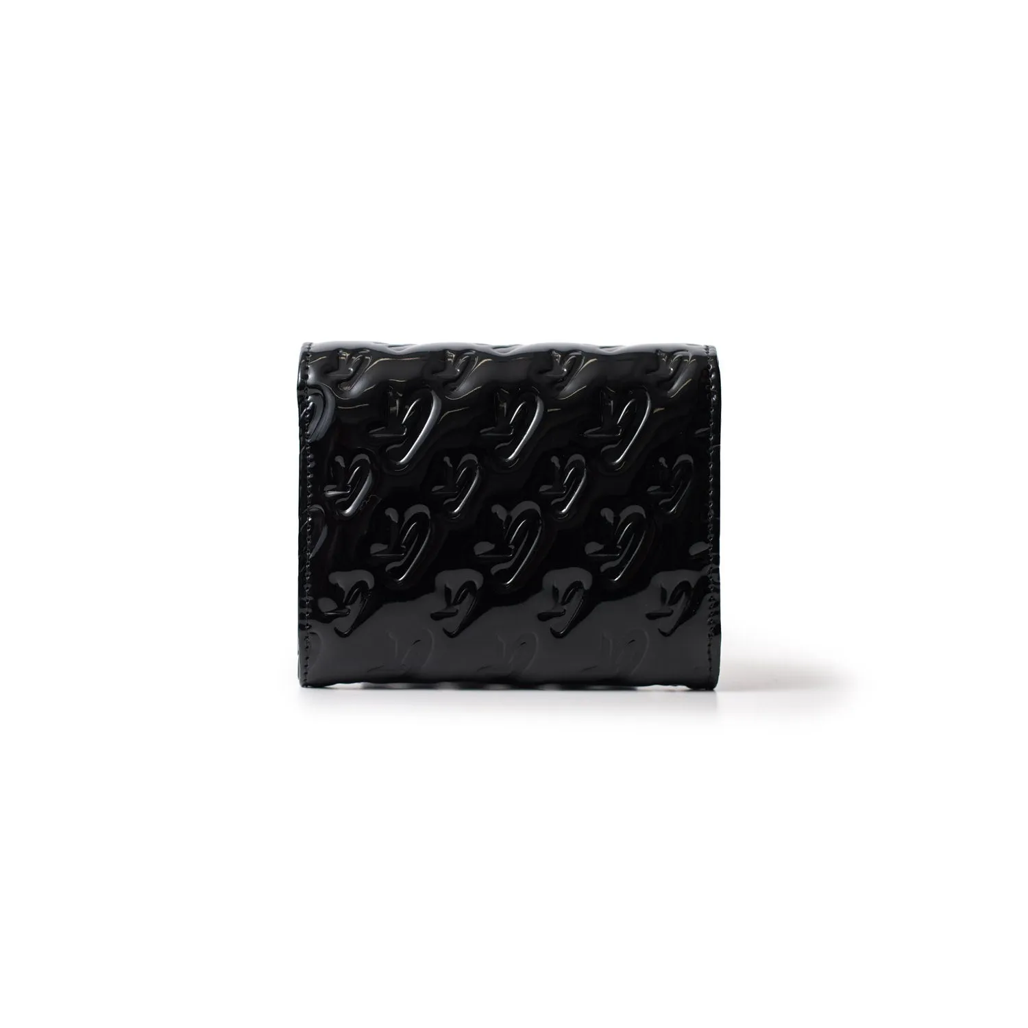 MONOGRAM MIRROR BLACK COMPACT WALLET