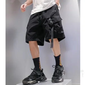 Multi-pocket Loose Tooling Hip-hop Shorts