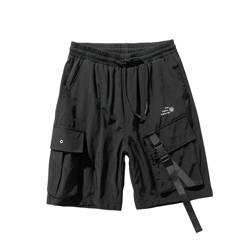 Multi-pocket Loose Tooling Hip-hop Shorts