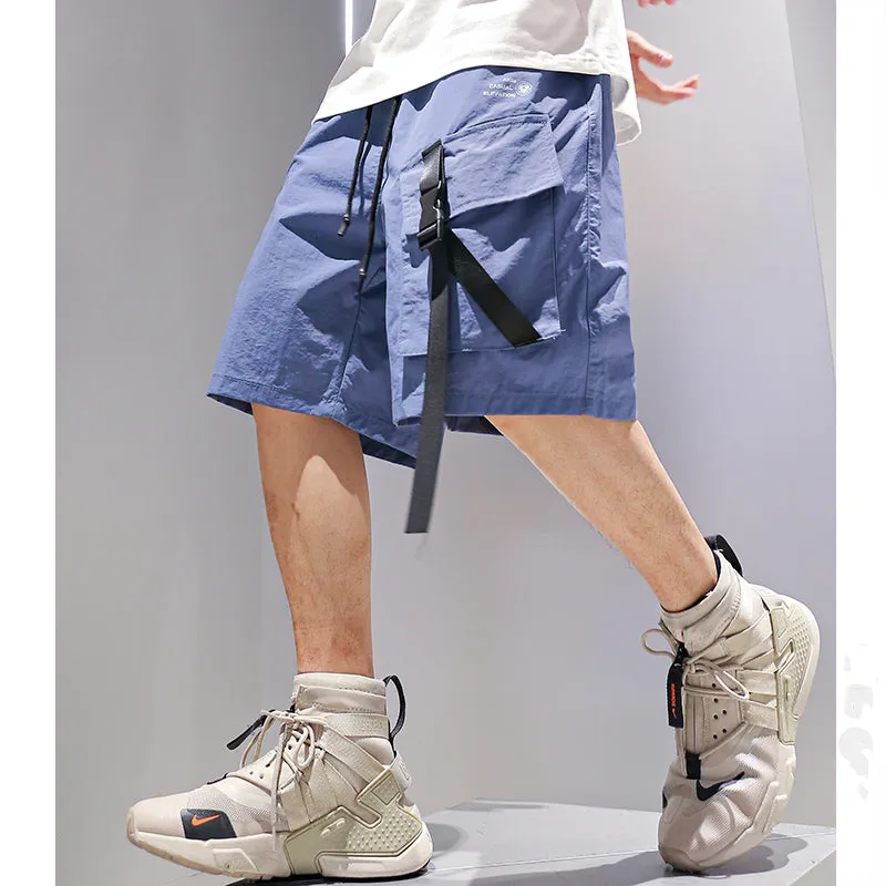 Multi-pocket Loose Tooling Hip-hop Shorts