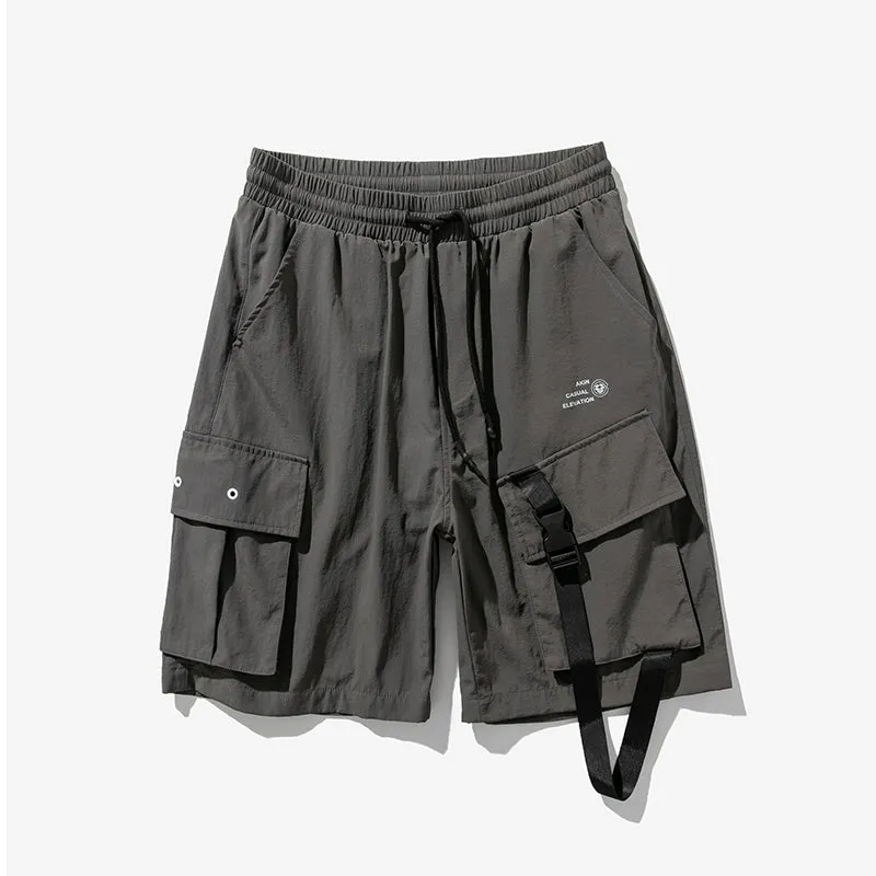 Multi-pocket Loose Tooling Hip-hop Shorts