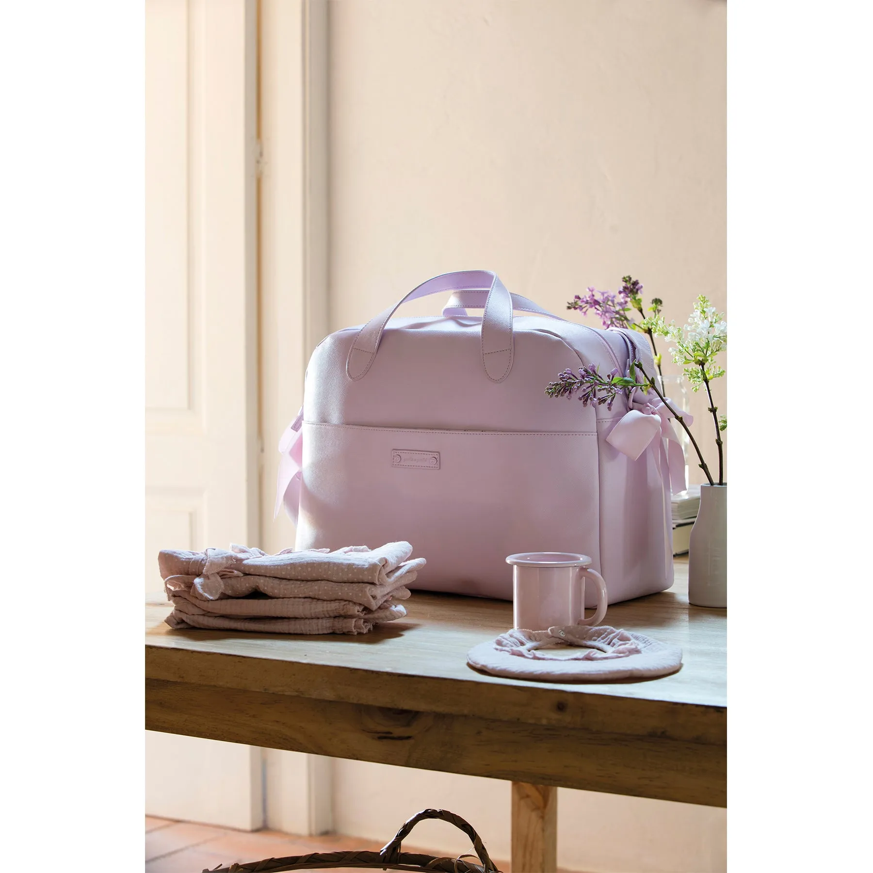 Pasito a Pasito Essentials Pink Diaper Changing Bag