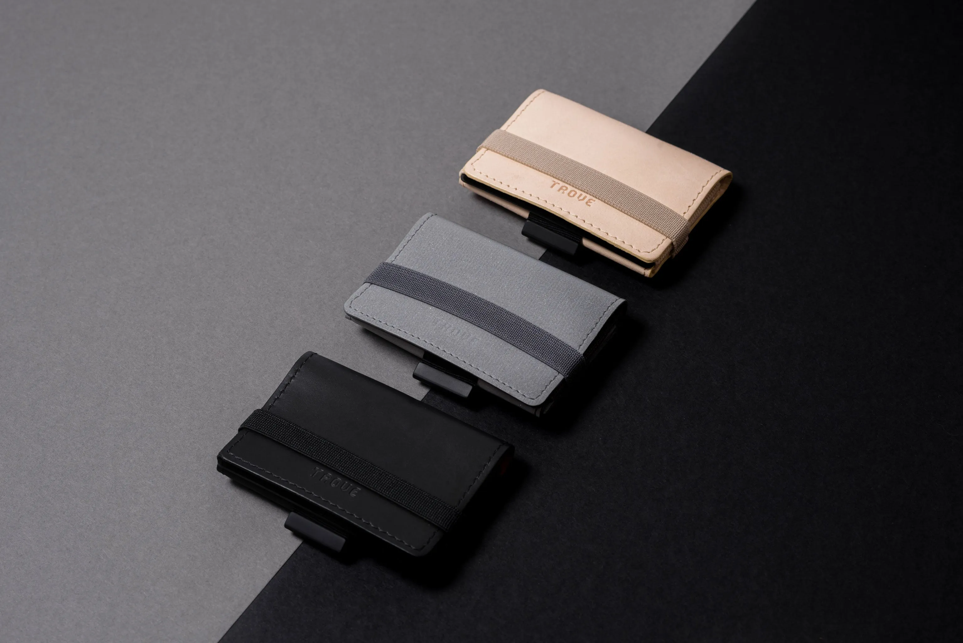 TROVE Cash Wrap: Black Leather