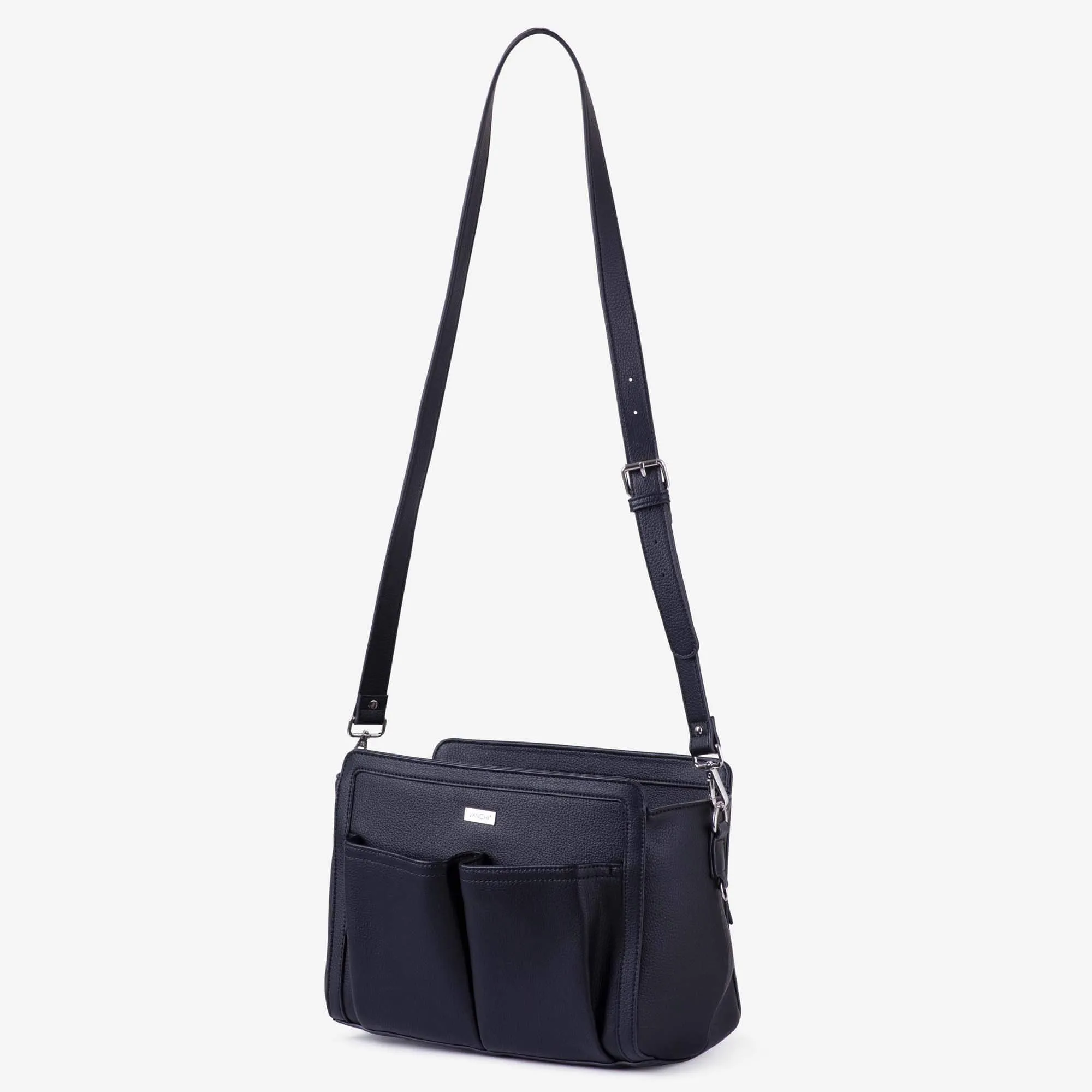 VANCHI Amelia Convertible Pram Caddy - Black
