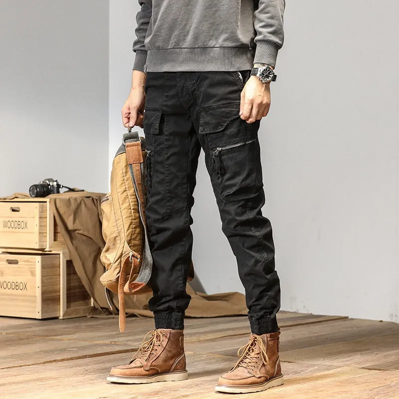 West Louis Multi-Pocket Tactical Cargo Joggers