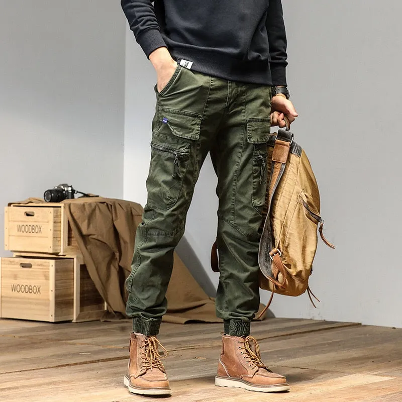 West Louis Multi-Pocket Tactical Cargo Joggers