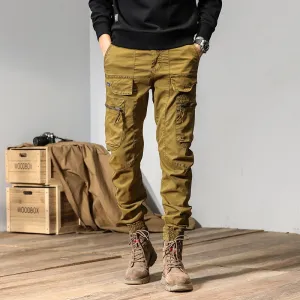 West Louis Multi-Pocket Tactical Cargo Joggers