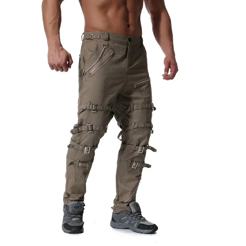 West Louis Washed Multi Pocket Ripstop Pants
