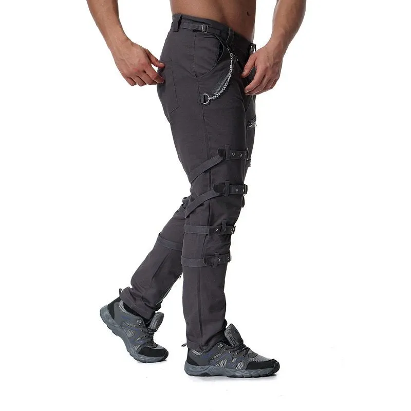 West Louis Washed Multi Pocket Ripstop Pants