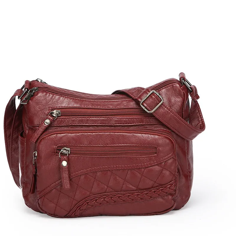 Women's Multi-pocket Shoulder Messenger Bag