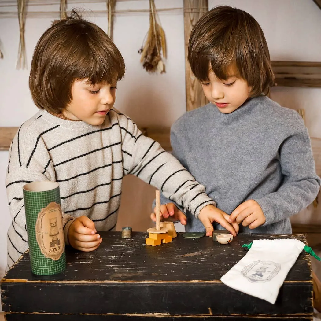 Wooden Story Stacking Toy Stick No.05