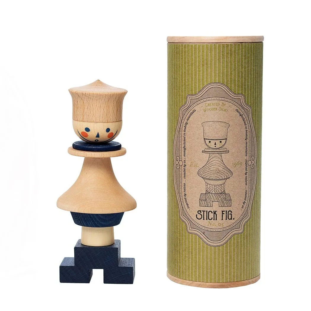 Wooden Story Stacking Toy Stick No.05